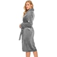 thumbnail image 4 of Peignoir en Polaire Doux et Chaud pour Femmes Kimono Spa, 4 of 5