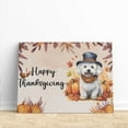 thumbnail image 3 of Happy Thanksgiving Bichon Frise Welcome Thankful Fall Autumn Pumpkin Horizontal Matte Canvas Poster Bichons Dog Lovers Gifts Idea Wall Art Home Decor - 02021, 3 of 5