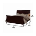 thumbnail image 5 of Astonishing Queen Louis Phillippe Bed , Cherry, 5 of 5