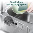 thumbnail image 6 of Miuline Sponge Holder For Kitchen Sink,Brushed Stainless Steel Sponge Caddy Waterproof Storage Holder Drying For Sink Kitchen Accessories, 6 of 7