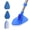 Blue, variant on Armscye Long Handled Scrub Brush for Shower, 35'' Tub Cleaning Scrubber Brush Set, Adjustable Long Handle Scrub Brush for Cleaning Bathtub Wall Bathroom Glass Toilet
