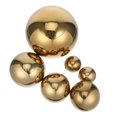 thumbnail image 1 of BESTYASH 6Ud Globos Esféricos Hollow Dorados De Inoxidable Con Espejado Para De, 1 of 7