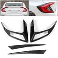 thumbnail image 4 of Cover 4pcs Carbon Fiber Style Rear Tail Light Trim Cover Fit for   10th 2016-2019, 4 of 8