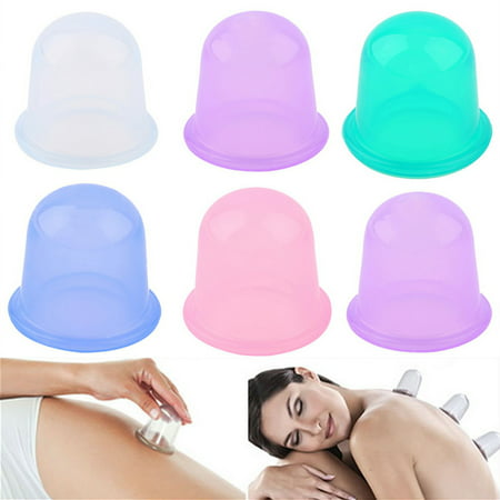 Silicone Cupping Therapy, Traditional Massage Cupping Suction Cups, Chinese Acupuncture Kit healthy promotion Treatment, Pack of