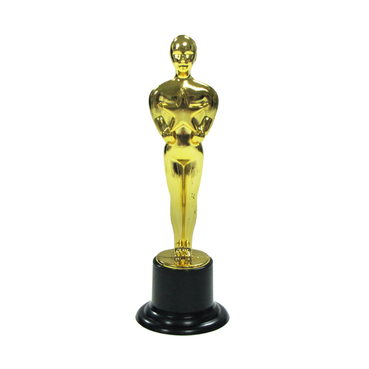 Goldene Oscar Statue Film Hollywood Siegerfigur Winnerfigur– Deko 23cm Höhe NEU 