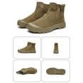thumbnail image 5 of Mens Ankle Boots Canvas Round Toe Side Zip Boots Thick Cushioned Sole Comfort High‑Top Boots with Sturdy Outsole for Commuting Outdoor Activities, 5 of 9