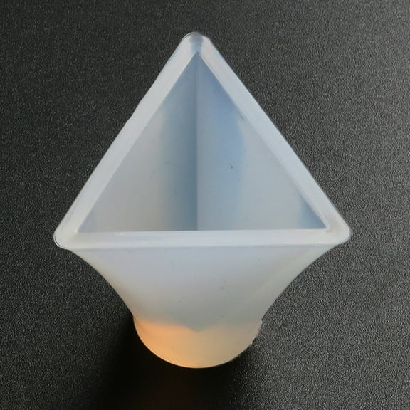 GOOHOCHY 20mm Resin Casting Molds Epoxy Resin Silicone Molds in the Shape of Triangular Pyramid