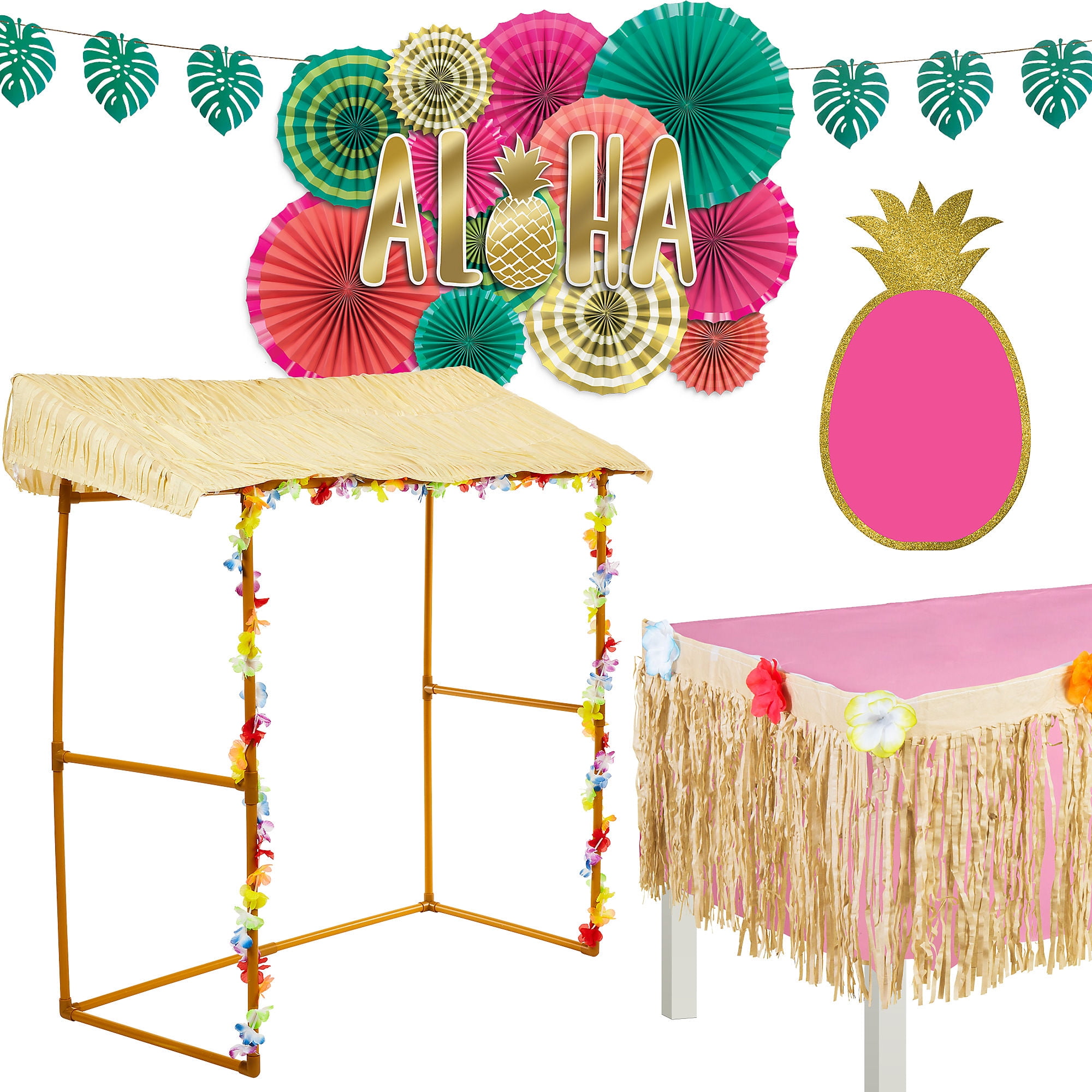 Party City Tiki Bar Hut Kit, Party Supplies