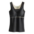 thumbnail image 1 of Qarigey Ropa interior térmica de invierno para mujer, Top de alta elasticidad para mantener el calor, chaleco básico adelgazante informal, accesorio de Camisetas sin mangas Negro 3XL Qarigey  AP013374-04, 1 of 6