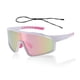 thumbnail image 1 of 1 juego de gafas de motocicleta Tri-Acetyl Cellulos PC UV400 gafas de sol para deportes al aire libre para motocross, bicicleta de tierra, ATV, lente rosa, marco blanco, 1 of 6