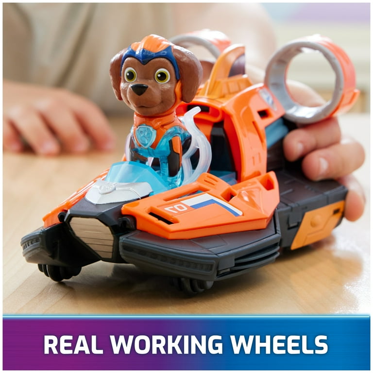 Paw Patrol, Zuma’s Hovercraft Vehicle with Collectible Figure, for Kids  Aged 3 and Up