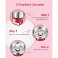 thumbnail image 6 of KFFKFF Electric Cotton Candy Machine, 1000W Commercial Floss Maker with 20.5 in Stainless Steel Bowl, Sugar Scoop, and Storage Drawer, Ideal for Home Use, Kids' Parties, and Family Gatherings, Red, 6 of 9