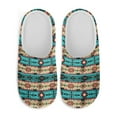 thumbnail image 2 of POLERO Retro Southwest Ethnic Print Indoor Slippers for Women Lightweight House Bedroom Closed Toe Warm Slipper Shoes Trendy Gift Slippers, Size 4.5-5.5, 2 of 7