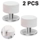 thumbnail image 1 of Topes de puerta autoadhesivos de 2 piezas Tapones de goma robustos de acero inoxidable, Blanco, 11 kaili Sencillez, 1 of 4