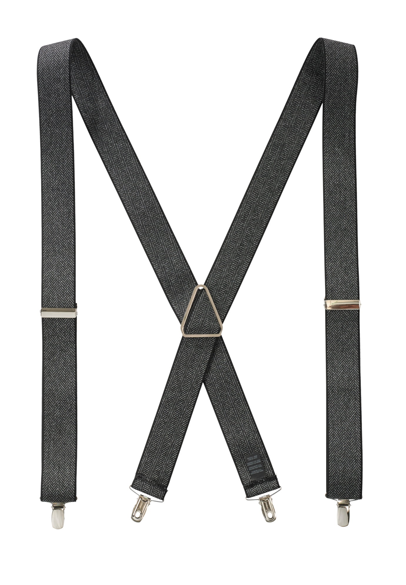 Status Mens TallPlusSize Suspenders 11/4 Inch Poly Elastic 54 Inch Drop Clip 