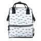 thumbnail image 1 of Fotbe Cute Shark Mochila Maternidad - Lona de Sarga Impermeable, Mochila de Pañales de Gran Capacidad con Múltiples Bolsillos y Correas Ajustables, 1 of 6
