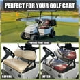 thumbnail image 4 of Uorisanigo Golf Cart Seat Covers Comfortable Golf Cart Seat Cushion Bald Eagle American Flag Front Seats Cover Kit Adjustable Straps Fit for Club Car DS, EZGO TXT RXV, 4 of 7