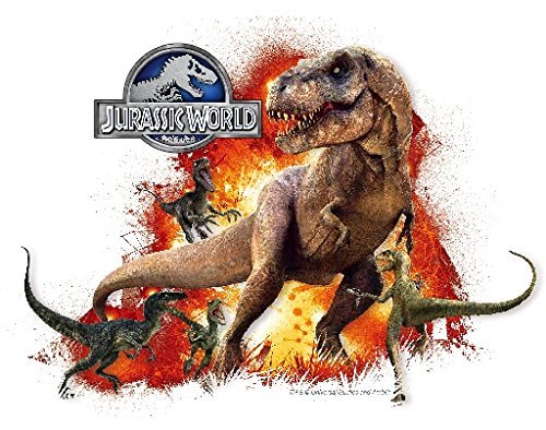 Cookware Dining Bar Jurassic World Cake Topper Round Dinosaur Edible Icing Home Furniture Diy