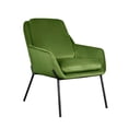 thumbnail image 2 of Butaca Robin Verde Mobica de diseño elegante tapizado en terciopelo suave y base metálica resistente, ideal para sala, comedor o areas de descanso, 2 of 5