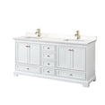 thumbnail image 4 of Wyndham Collection WCS202072DKGGTUNSMXX Deborah 72" Free Standing Double Basin Vanity Set, 4 of 7