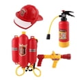 thumbnail image 1 of Juego de juguetes de agua con pulverizador de bomberos para niños, regalos para niños, bombero 3 piezas, 1 of 9