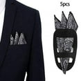 thumbnail image 2 of 5 Pieces Pocket Square Holder, Handkerchief Holder, Square Scarf Holder, Pocket Towel Holder for Men’S suits, 2 of 5