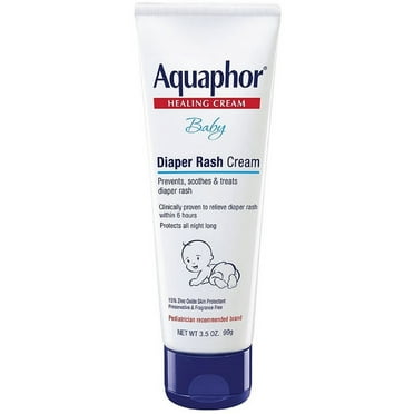 Aquaphor Baby Diaper Rash Cream 3.50 oz (Pack of 6)