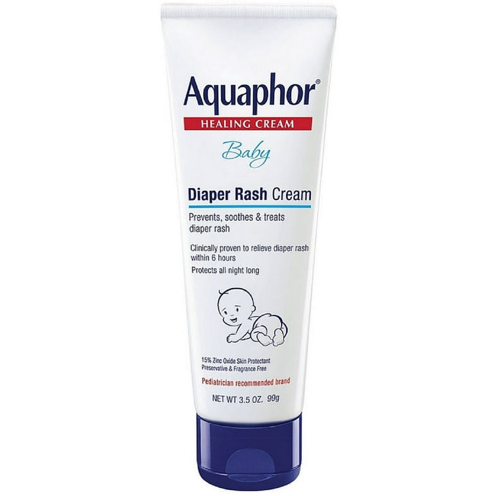 Aquaphor Baby Diaper Rash Cream 3.50 oz (Pack of 6)