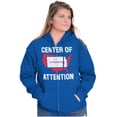 thumbnail image 3 of Kansas Center of Attention Heartland Zip Up Hoodie Men's Women's Brisco Brands M, 3 of 6