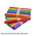thumbnail image 3 of 100pcs Ice Cream Sticks Colorful Wooden Sticks Ice Cream Spoon DIY Hand Crafts Art Ice Cream Lolly Cake Tools  150x10x1.6mm, 3 of 9
