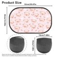 thumbnail image 7 of Yuyamidu Pig Car Window Shades Adorable Back Window Sun Shades for SUV, Trucks, Sedans 2 Pcs Pink Car Side Window Shade Blocker UV Rays Protection, 7 of 7