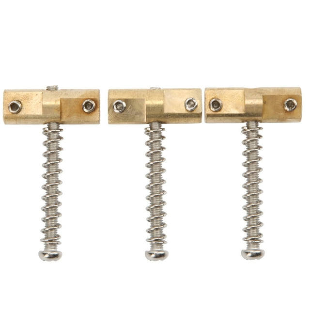 Guitar String Selle, 0.8 X 0.3in 3Pcs Selle de Guitare Électrique pour Instrument à Cordes