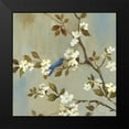 thumbnail image 2 of Jensen, Asia 12x12 Black Modern Framed Museum Art Print Titled - Apple Bloom III, 2 of 5