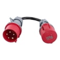 thumbnail image 2 of 5 Pin Red 32a Male To 16a Female Cee-adapter, 2 of 5