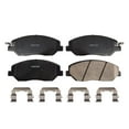 thumbnail image 7 of Detroit Axle - Front Brake Kit for Hyundai 2009-2011 Genesis [3.8L Sedan] Drilled and Slotted Disc Brake Rotors Ceramic Brakes Pads 2010 Replacement : 12.60" inch Front Rotors, 7 of 7