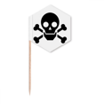 thumbnail image 1 of Dangerous Checal Frightful Circle Symbol Toothpick Flags Cupcake Picks Party Celebration, 1 of 3