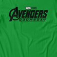 thumbnail image 3 of Marvel Avengers Doomsday Men's Logo Black White T-Shirt (Irish Green, X-XXXL), 3 of 4