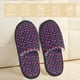 thumbnail image 2 of Fotbe Blackberries Pantuflas Peludas para Mujer con Estampado, Zapatillas de Peluche, Zapatos de Invierno para Casa, Uso Interior y Exterior-Large, 2 of 8