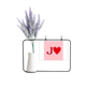 thumbnail image 1 of Jack el corazón. Póker. Tarjeta de jarrón de lavanda artificial, 1 of 3