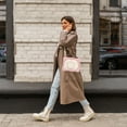 thumbnail image 6 of Dteck with Pencil Holder Case for iPad Air 13 inch 2025/2024,Heavy Duty Silicone Case 360 Degree Rotating Handle Stand Cover with Shoulder Strap for iPad Air 13-in. M3/M2,Pink+White, 6 of 9
