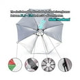 thumbnail image 3 of Umbrella Hat, 27 inch Fishing Umbrella Hat Hands Free Foldable UV Protection Umbrella Cap Adjustable Headwear for Fishing Golf Camping Beach Gardening Sunshade Outdoor, 3 of 8