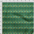 thumbnail image 4 of oneOone Polyester Spandex Dark Green Fabric African Aztech Craft Projects Decor Fabric Printed By The Yard 56 Inch Wide, 4 of 4