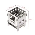 thumbnail image 4 of Outdoors Portable Stainless Steel Folding BBQ Barbecue Shelf Mini Charcoal Picnic Stove, 4 of 4