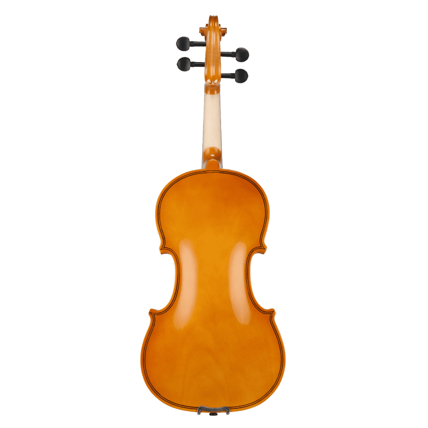 Hassch 4/4 Violin for Beginners, Fiddle with Case, Bow, Rosin, Sordine, Extra Strings and Shoulder Rest, Natural