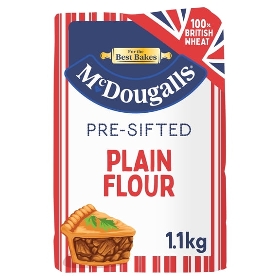McDougalls Plain Flour 1.1Kg, Imported from Britain