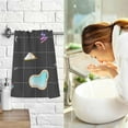 thumbnail image 6 of Coolnut Hand Towels Tropical Beach Element Patterned 2 PCS, Cotton Bath Towel for Drying Face Hands Body Decorative Water Absorbent Lightweight Towels for Bathroom Ktichen Travel Gym, 16"x28", 6 of 6
