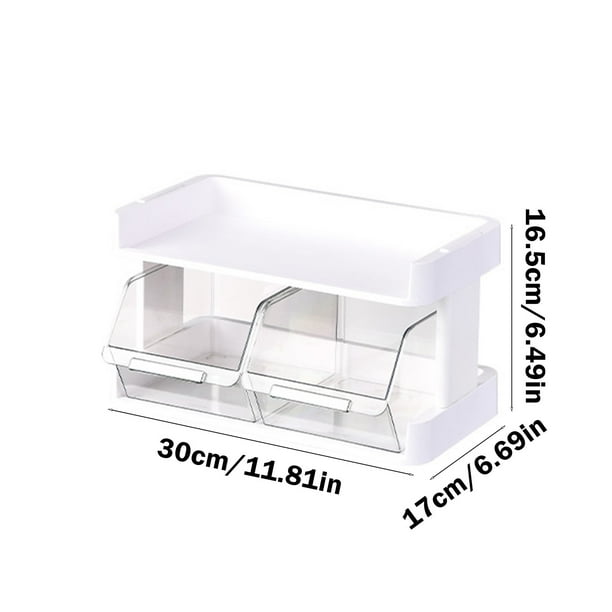Yhmxh Utensilios de cocina Organizador multifuncional para bolsas de té, café, aperitivos, objetos pequeños, despensa, taza de agua, oficina Muebles para cocina Accesorios de cocina