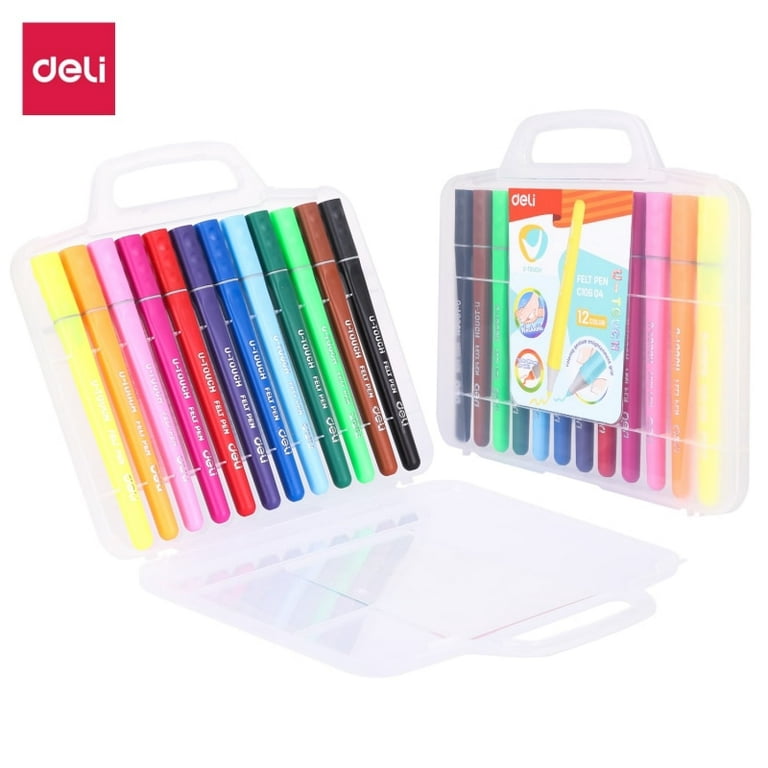 Deli 70720 watercolor pen color pen set can be washed with non