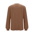 thumbnail image 5 of Wenyuyu Sequin Tops for Women Velvet Long Sleeve Blouses Holiday Party Tops Sparkle Dressy Shirts V Neck Loose Fit Tee Shirts Beige XL, 5 of 7