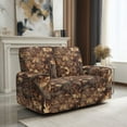 thumbnail image 2 of Garronmavis Hunting Forest Leaves Cover for Recliner Chair Non Slip Soft Couch Sofa Cover Washable Furniture Protector with Elastic Bottom for Kids Pets 2 Seats Lazy Boy Recliner Covers with Pockets, 2 of 7